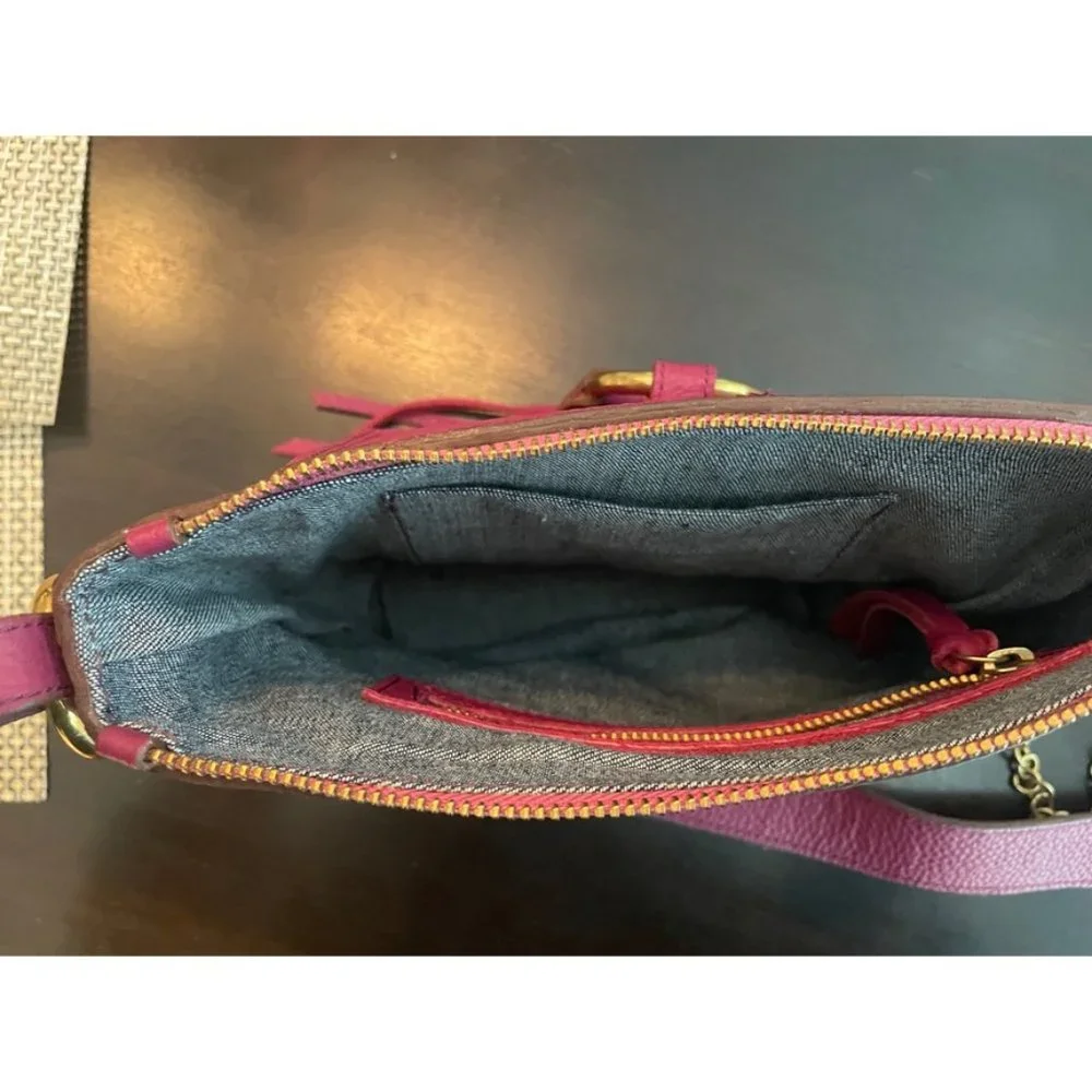 Bush Princess Pink Leather Handmade Crossbody Bag | Mother's Day